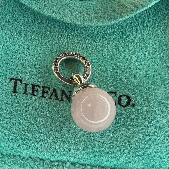 Tiffany & Co. Silver Fascination Pink Quartz Ball Charm - Picture 3 of 10